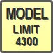 Piktogram - Model: Limit 4300
